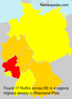 Surname Ruffini in Germany Surname Ruffini in Germany