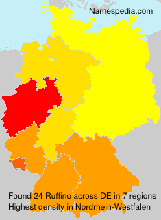 Surname Ruffino in Germany Surname Ruffino in Germany