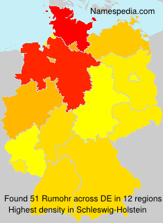 Surname Rumohr in Germany Surname Rumohr in Germany