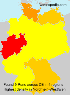 Surname Runo in Germany Surname Runo in Germany