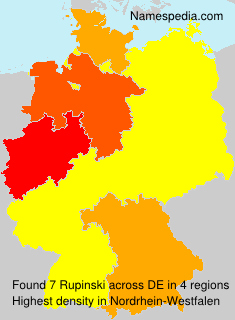 Surname Rupinski in Germany Surname Rupinski in Germany