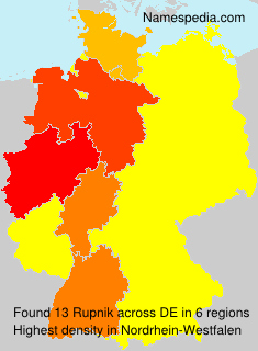 Surname Rupnik in Germany Surname Rupnik in Germany