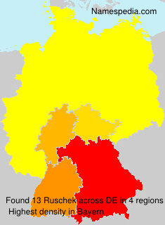 Surname Ruschek in Germany Surname Ruschek in Germany