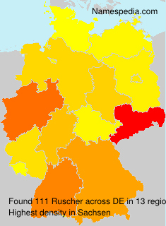 Surname Ruscher in Germany Surname Ruscher in Germany
