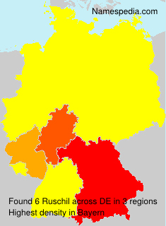 Surname Ruschil in Germany Surname Ruschil in Germany