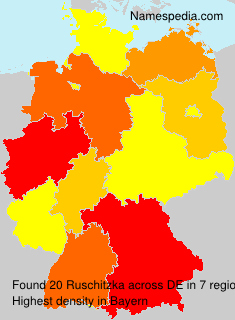 Surname Ruschitzka in Germany Surname Ruschitzka in Germany