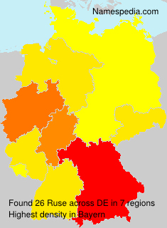 Surname Ruse in Germany Surname Ruse in Germany