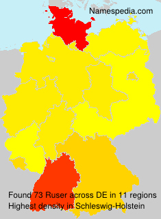 Surname Ruser in Germany Surname Ruser in Germany