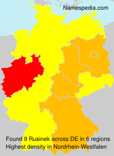 Surname Rusinek in Germany Surname Rusinek in Germany