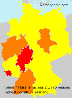 Surname Russner in Germany Surname Russner in Germany