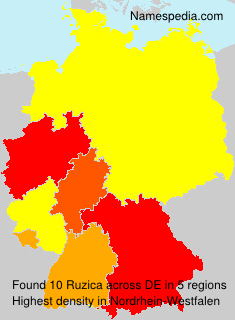 Surname Ruzica in Germany Surname Ruzica in Germany