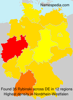 Surname Rybinski in Germany Surname Rybinski in Germany