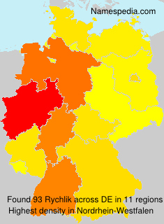 Surname Rychlik in Germany Surname Rychlik in Germany