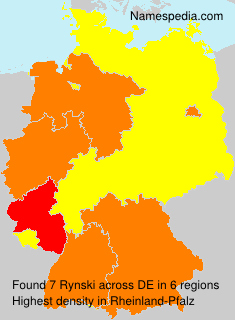 Surname Rynski in Germany Surname Rynski in Germany