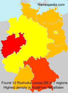 Surname Rzehulka in Germany Surname Rzehulka in Germany