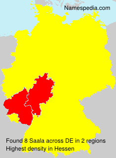 Surname Saala in Germany Surname Saala in Germany
