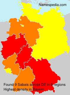 Surname Sabais in Germany Surname Sabais in Germany