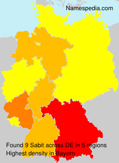 Surname Sabit in Germany Surname Sabit in Germany