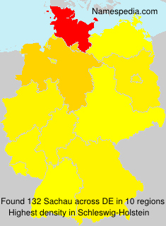 Surname Sachau in Germany Surname Sachau in Germany