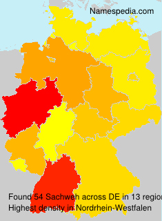 Surname Sachweh in Germany Surname Sachweh in Germany