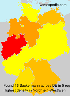 Surname Sackermann in Germany Surname Sackermann in Germany