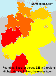 Surname Saecker in Germany Surname Saecker in Germany