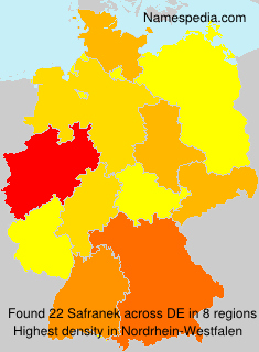 Surname Safranek in Germany Surname Safranek in Germany