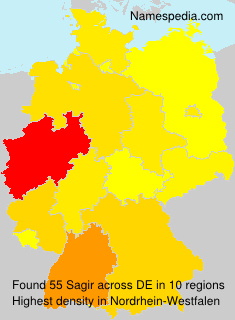 Surname Sagir in Germany Surname Sagir in Germany