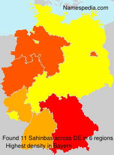 Surname Sahinbas in Germany Surname Sahinbas in Germany