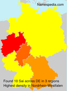 Surname Sai in Germany Surname Sai in Germany