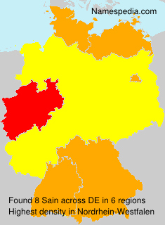Surname Sain in Germany Surname Sain in Germany