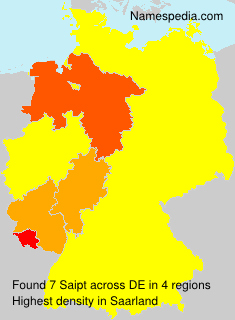 Surname Saipt in Germany Surname Saipt in Germany