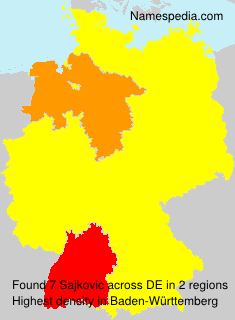 Surname Sajkovic in Germany Surname Sajkovic in Germany