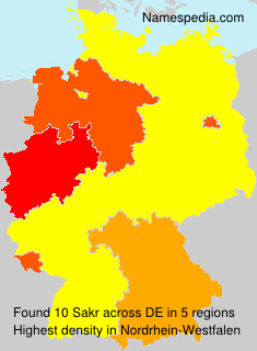 Surname Sakr in Germany Surname Sakr in Germany