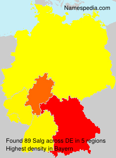 Surname Salg in Germany Surname Salg in Germany