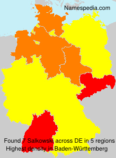 Surname Salkowski in Germany Surname Salkowski in Germany