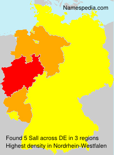 Surname Sall in Germany Surname Sall in Germany