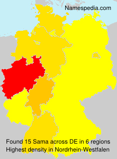 Surname Sama in Germany Surname Sama in Germany