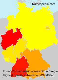 Surname Samardzic in Germany Surname Samardzic in Germany