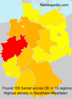 Surname Samel in Germany Surname Samel in Germany