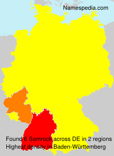 Surname Samrock in Germany Surname Samrock in Germany