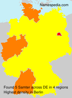Surname Samter in Germany Surname Samter in Germany