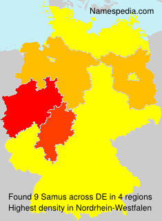 Surname Samus in Germany Surname Samus in Germany