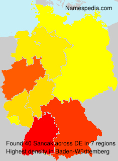 Surname Sancak in Germany Surname Sancak in Germany
