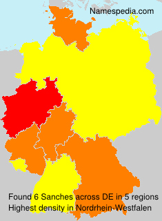 Surname Sanches in Germany Surname Sanches in Germany