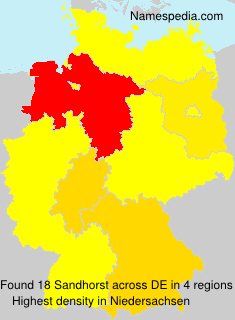 Surname Sandhorst in Germany Surname Sandhorst in Germany