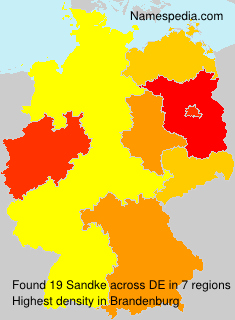 Surname Sandke in Germany Surname Sandke in Germany