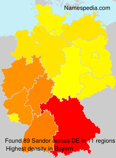 Surname Sandor in Germany Surname Sandor in Germany