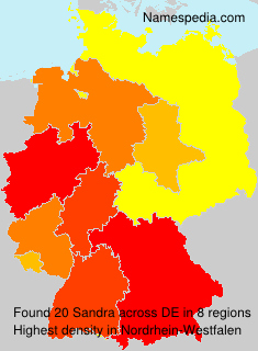 Surname Sandra in Germany Surname Sandra in Germany