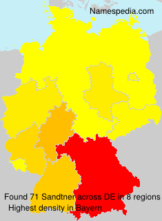 Surname Sandtner in Germany Surname Sandtner in Germany